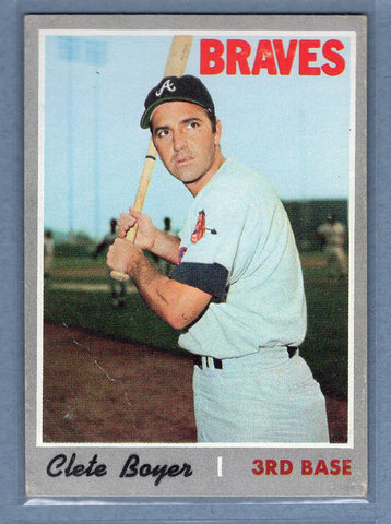 1970 Topps #206 Clete Boyer  G-VG  GO695