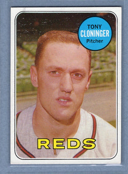 1969 Topps #492 Tony Cloninger (a) EX   GO501