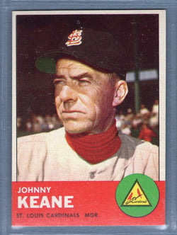 1963 Topps #166 Johnny Keane EX-MT  GO393