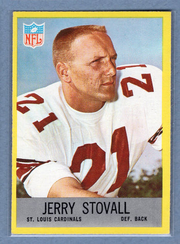 1967 Philadelphia #166 Jerry Stovall EX-MT   GO118