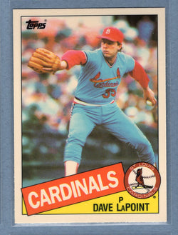 1985 Topps Tiffany #229 Dave LaPoint NM