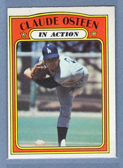 1972 Topps #298 Claude Osteen IA EX-MT  GO483