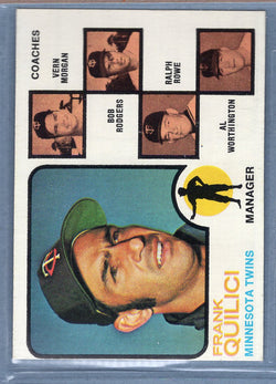 1973 Topps #49 Twins Mgr. /Coaches  (d) EX-MT  GO669