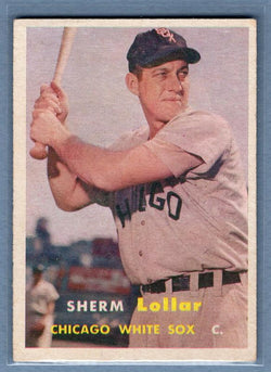 1957 Topps #23 Sherm Lollar(2) VG-EX  GO295