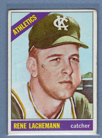 1966 Topps #157 Rene Lachemann (st) VG  GO470