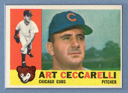 1960 Topps #156 Art Ceccarelli EX-MT  GO244