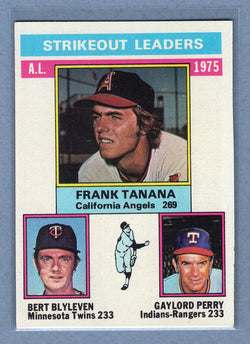 1976 Topps #204 Al Strikeout Leaders  (b) EX-MT  GO450