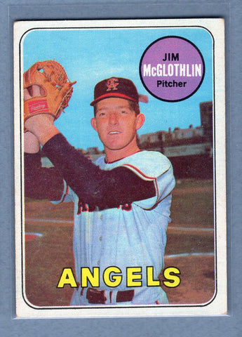 1969 Topps #386 Jim McGlothin (b) EX  GO577