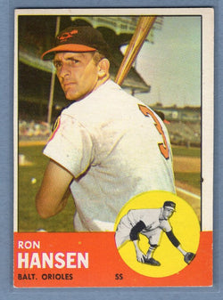 1963 Topps #88 Ron Hansen VG-EX Set Break