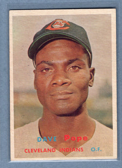 1957 Topps #249 Dave Pope  EX   GO260