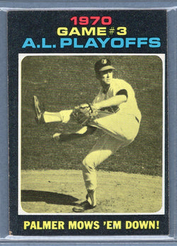 1971 Topps #197 AL Playoff Game 3 (Palmer)  EX  SB1