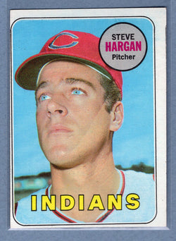 1969 Topps #348 Steve Hargan (a) EX  GO350