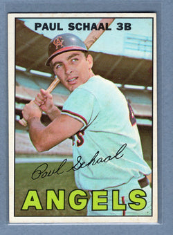 1967 Topps #58 Paul Schaal (Bat Natural Above Name) EX-MT  GO368