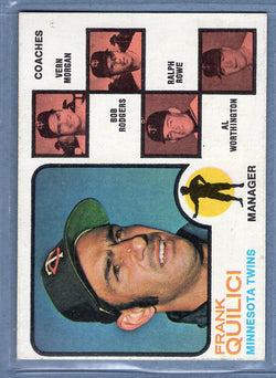 1973 Topps #49 Twins Mgr. /Coaches  (g) EX-MT  GO669