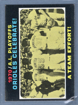 1971 Topps #198 Orioles Celebrate  EX  GO747
