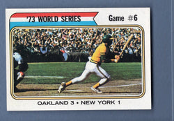 1974 Topps Baseball #477 World Series Game 6(Jackson) NM-MT 001