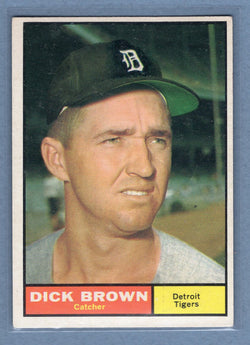 1961 Topps #192 Dick Brown EX-MT  GO522