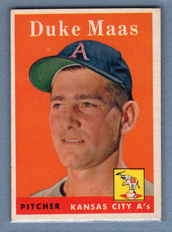 1958 Topps #228 Duke Maas (a) VG-EX  GO387