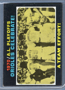 1971 Topps #198 Orioles Celebrate EX  SB1
