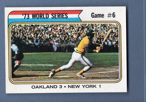 1974 Topps Baseball #477 World Series Game 6(Jackson) NM-MT 001