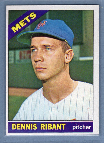 1966 Topps #241 Dennis Ribant EX  GO300