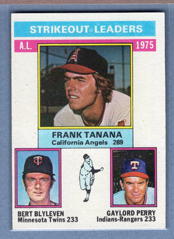 1976 Topps #204 Al Strikeout Leaders  (e) EX-MT  GO450