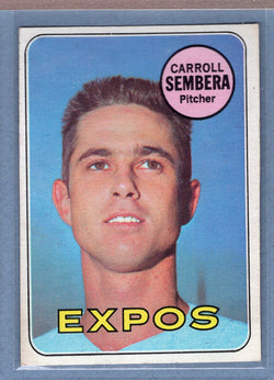 1969 Topps #351 Carroll Sembera EX  GO350