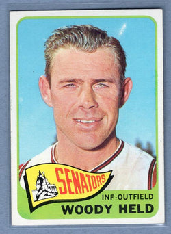 1965 Topps #336 Woody Held EX  GO137