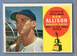 1960 Topps #320 Bob Allison (R) EX-MT  GO223