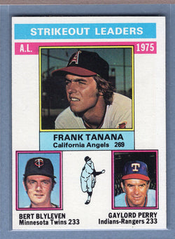 1976 Topps #204 Al Strikeout Leaders  (f) EX-MT  GO450