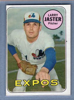 1969 Topps #496 Larry Jaster  VG-EX  GO501