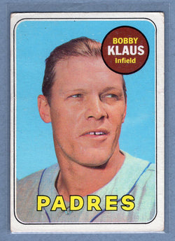 1969 Topps #387 Bobby Klaus (c) VG-EX  GO577