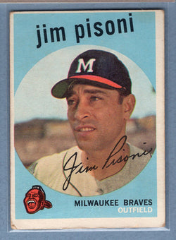 1959 Topps #259 Jim Pisoni (a) VG   GO410