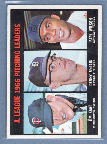 1967 Topps #235 A.L. Pitching Leaders EX-MT  GO360