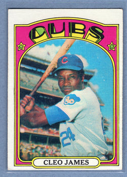 1972 Topps #117 Cleo James (Yellow) (b) EX  GO315