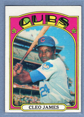 1972 Topps #117 Cleo James (Yellow) (b) EX  GO315