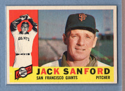 1960 Topps #165 Jack Sanford EX-MT  GO244