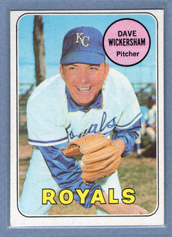1969 Topps #647 Dave Wickersham EX  GO572