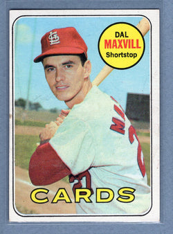 1969 Topps #320 Dal Maxvill (b) (st) VG  GO265