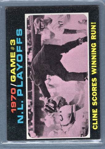 1971 Topps #201 N.L. Playoff Game 3  EX  SB1