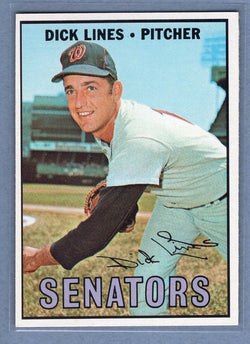 1967 Topps #273 Dick Lines EX-MT  GO390