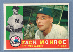 1960 Topps #329 Zack Monroe EX-MT  GO223