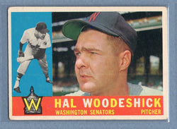 1960 Topps #454 Hal Woodeshick  VG  GO257