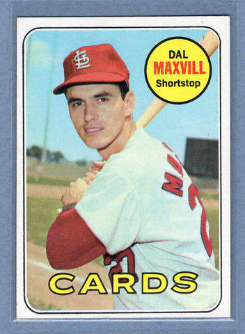 1969 Topps #320 Dal Maxvill (c) EX-MT  GO265