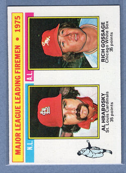 1976 Topps #205 Leading Firemen  (b) EX-MT  GO450