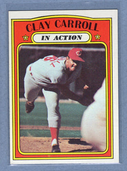 1972 Topps #312 Clay Carroll IA EX-MT  GO483
