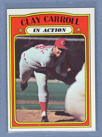 1972 Topps #312 Clay Carroll IA EX-MT  GO483