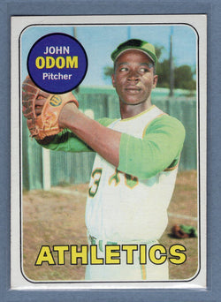 1969 Topps #195 John Odom(b) VG-EX  GO850