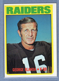 1972 Topps #235 George Blanda (HOF) EX  GO210