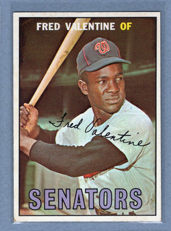 1967 Topps #64 Fred Valentine EX-MT  GO368